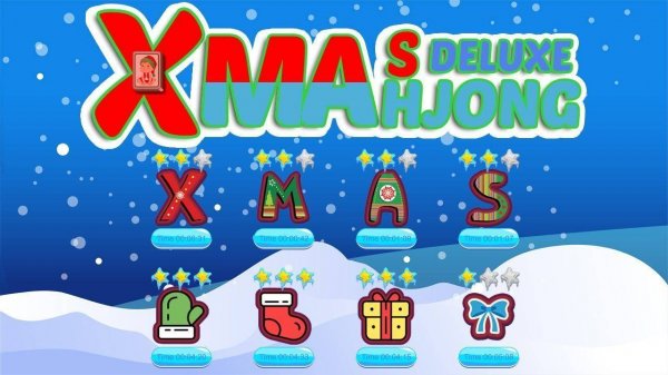 Xmas Mahjong Deluxe: Holiday Puzzle Game