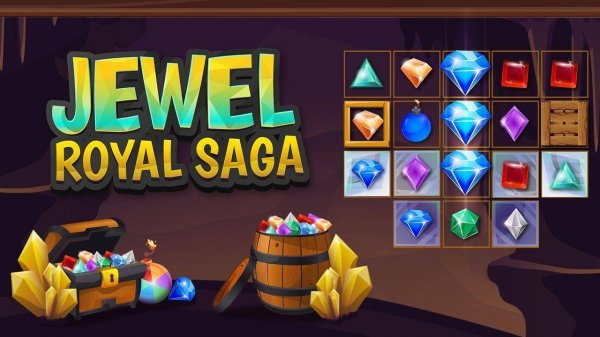 Jewel Royal Saga - Match 3 Puzzle Game Online Puzzle Game