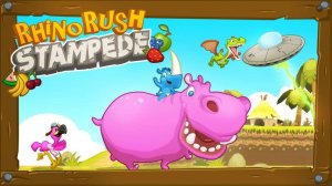 Rhino Rush Stampede: Fruit Dash Adventure Arcade Game