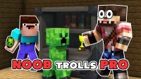 Noob Trolls Pro: Minecraft Prank Game