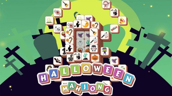 Halloween Mahjong Tiles Puzzle Game - Tile Matching Puzzle