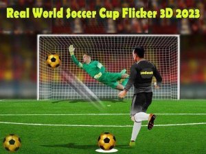 Real World Soccer Cup Flicker 3D 2023 - Online Football Arcade Game