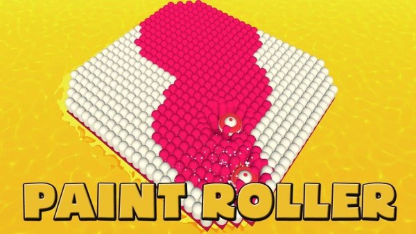 Paint Roller: Tethered Painting Puzzle Game