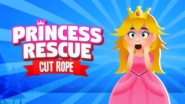 Princess Rescue Cut Rope Puzzle Game Online - Puzzle Game