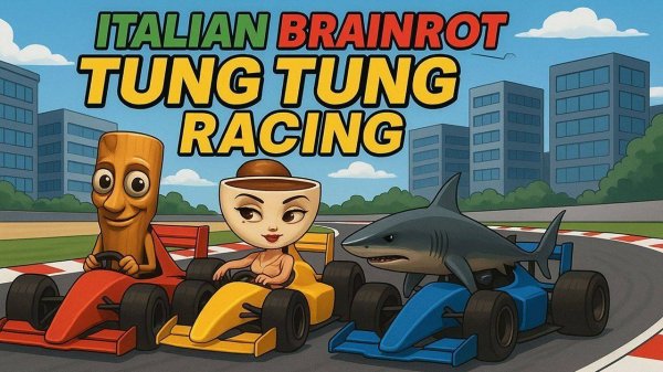 Italian Brainrot Tung Tung Racing Game Arcade Game