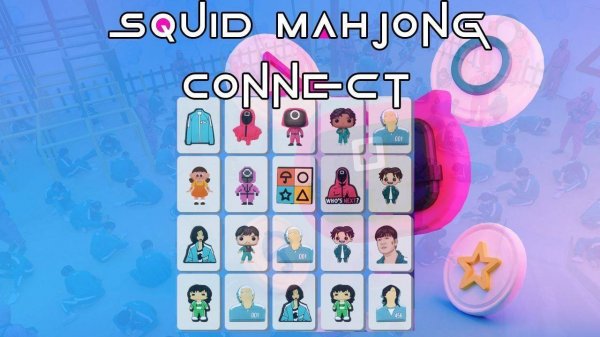 Squid Mahjong Connect: Puzzle Game
