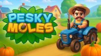 Pesky Moles Garden Defense Game
