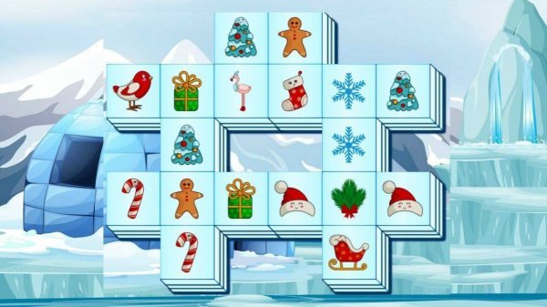Xmas Triple Mahjong Puzzle Game - Matching Game