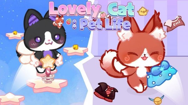 Lovely Cat Pet Life: DIY Dress Up & Parkour Game - Arcade Game