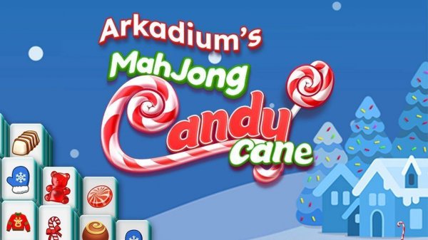 Mahjongg Candy Cane: Holiday Match Puzzle Game