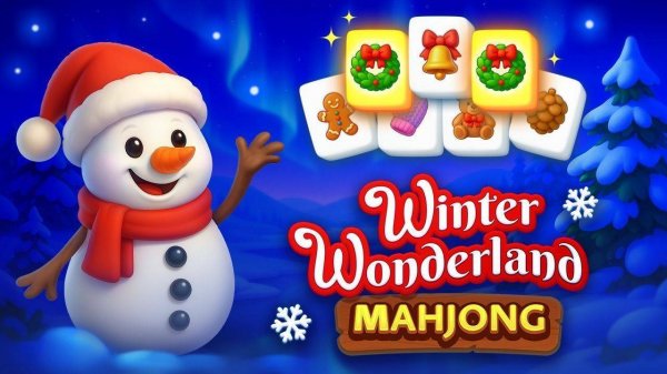 Winter Wonderland Mahjong Puzzle Game