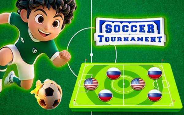 Soccer Tournament: Tabletop Soccer Online Arcade Game