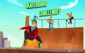 Skateboard Challenges Online Arcade Game