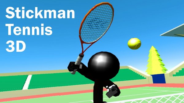Stickman Tennis 3D Online Arcade Game